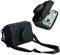 wogozan Protective Case for Fujifilm Instax Wide 400/300/210/LOMO Instant Camera, Universal Hard Shell Carrying Case with Removable Adjustable Strap - Black
