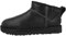 UGG Damen W Classic Ultra MINI LTHR Regen Boots, Schwarz, 38 EU
