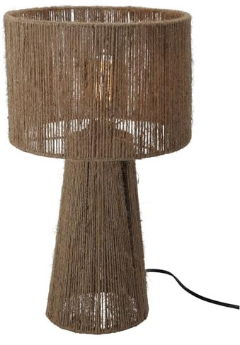 WELL HOME - Lámpara de mesa en yute natural Ø27x45cm