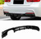 HRPOEW Heckstoßstangendiffusor-Kit für BMW 3 Series F30 F31 M Sport 2012-2019, Doppel-Auspuffblende aus Edelstahl, Sportlicher Heckspoiler