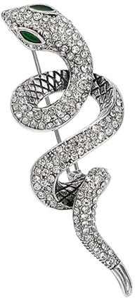 Girls Jewelry Accessoires à la Mode Broche de Serpent en Strass Jewelry