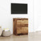 Woonisher Mueble de TV de Madera Antigua 40x35x54 cm Madera de ingeniería Mueble de TV aparador Mueble de TV