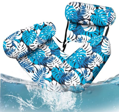 Schwimmreifen Für Erwachsene | Robuste Schwimmreifen Für Erwachsene - Wasserhängematte Schwimminsel Liege Für See Badespaß Sommer