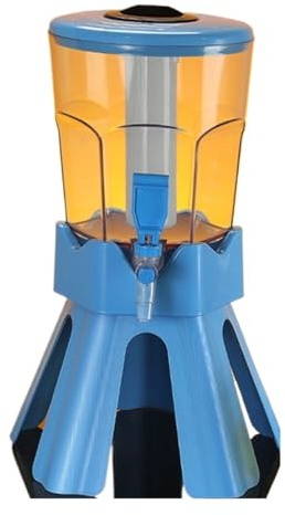 CHUNXVLI Bierspender Getränkespender Getränketurm Mit Eiswürfel-Bierspendern for Partys Auf Dem Tisch Für Partys Veranstaltungen(Blue)