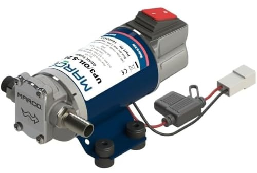 MARCO UP3/OIL-S 16402413 - Pompa dell'olio autoadescante, 24 V, 2 bar, 1 m, con interruttore ON/OFF