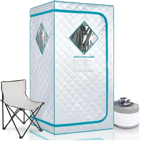 Sauna A Vapore Portatile A Grandezza Naturale Sauna A Vapore Personale A Casa Sauna A Vapore For Tutto Il Corpo Interna Con Generatore Di Vapore For Sauna Da 4 Litri