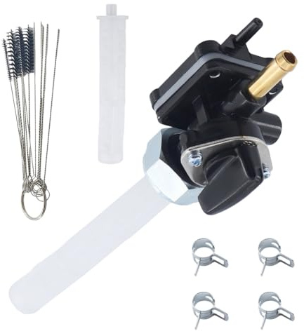 Valvola carburante Petcock 22 mm uscita diritta per Harley Davidson Sportster 883 XL883 XLH883 Sportster 1200 XL1200 XLH1200 1995-2006 Sistema di aspirazione Petcock 62169-95