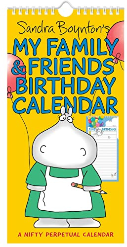 Sandra Boynton's My Family & Friends Birthday Perpetual Calendar