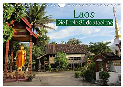 Laos - Die Perle Südostasiens (Wandkalender 2026 DIN A4 quer), CALVENDO Monatskalender: Der ursprüngliche asiatische Flair von Laos eingefangen in einem einzigartigen Bildkalender (CALVENDO Orte)