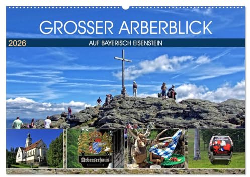 Grosser Arberblick auf Bayerisch Eisenstein (Wandkalender 2026 DIN A2 quer), CALVENDO Monatskalender: Sehnsuchtsorte im Bayerischen Wald (CALVENDO Orte)
