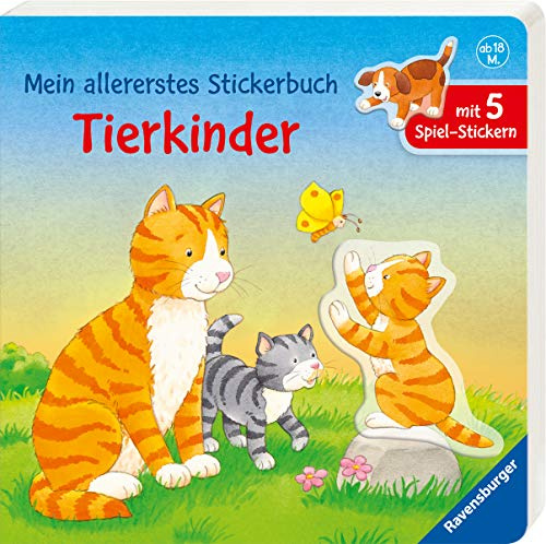 Mein allererstes Stickerbuch: Tierkinder