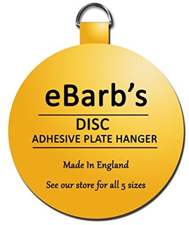 eBarb's The Original English Plate Hanger Disc--a quantity of Three 2 Inch Hangers
