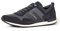 Tommy Hilfiger Herren Runner Sneaker Iconic Leather Suede Mix Runner Sportschuhe, Blau (Midnight), 42