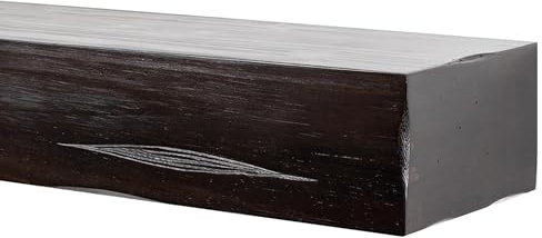 Breckenridge (Cheminée de cheminée étagère, Bois dense, Grey Distressed, 60-inch