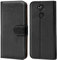 Verco Handyhülle für Sony XA2 Hülle, Schutzhülle für Sony Xperia XA2 Tasche PU Leder Flip Case Brieftasche - Schwarz
