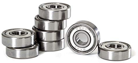 BASE 8ER Röhrchen Inline Kugellager ABEC 7 - Inline Hockey Bearing, auch für Waveboard, Skateboard, Longboard, Inline Skate aller Marken