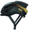 ABUS Rennradhelm GameChanger - Aerodynamischer Fahrradhelm mit optimalen Ventilationseigenschaften für Damen und Herren - Schwarz/Gold, Größe S, S (51-55 cm)