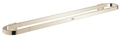 GROHE Selection | Essentials - Badetuchhalter | Verdeckte Befestigung ; Länge 800 mm | nickel gebürstet | 41058EN0