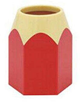 Pot à crayons en forme de crayon de couleur, porte-stylo, organiseur de bureau, gobelet pour stylos et autres ustensiles