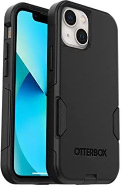 OtterBox Commuter Case for iPhone 13 mini/iPhone 12 mini, Shockproof, Drop proof, Rugged, Protective Case, 3x Tested to Military Standard, Antimicrobial Protection, Black, No Retail Packaging