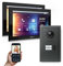 Goliath Hybrid | IP | Full-HD Video Türsprechanlage | App | 2-Fam | 2 x Full-Touchscreen 10 | Aluminium Unterputz Türstation | + Blanko Modul | 180° Ultra-Weitwinkel | AV-IPS-634
