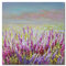 YANQSHM Handgemalte Acrylbilder,Nordic Minimalismus Lavendel Blumenfeld Landschaft Ölgemälde Leinwand Gemälde Moderne Decortion für Wohnzimmer Home Office Eingang Schlafzimmer,80Cmx80Cm