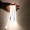 pcning 1M 15 Watts Tira LED 220V IP67 Impermeable, COB Tiras de LED con Enchufe Directa 220V Sin Transformador, Blanco 4000K 280 LED/m Strip Lights (Blanco, 1)