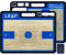 Coach Board Basketball Zwischenablage Premium taktische doppelseitige Trainer Marker Board mit Voll oder halbes Feld Trockenlöschmarker Board für Eishockey Baseball Fußball Lacrosse oder Volleyball