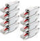 NEXMEX 8x RJ45 CAT 6 Netzwerkstecker werkzeuglos Stecker für CAT6 CAT6A für Netzwerkkabel
