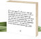 Wunderpixel® Holzbild Du bist mein Zuhause - Liebeserklärung in Schreibschrift - 15x15x2cm zum Hinstellen Aufhängen - schwarz-weißes Holz-Schild Wand-Bild Aufsteller Geschenk Aufmerksamkeit