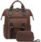 LOVEVOOK Mochila Mujer, Impermeable Mochila para Ordenador Portátil 17 Pulgadas con Puerto de USB, Multifuncional Mochila Portátil Mochila Escola para Negocio Viajes Trabajo Universidad