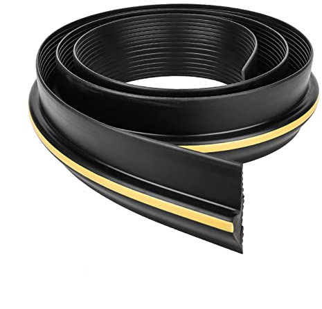 Holdfiturn Floor Rubber Threshold 7FT DIY Weatherproof Strips Garage Door Bottom Sill Seal for Floor Doors Garage Doors