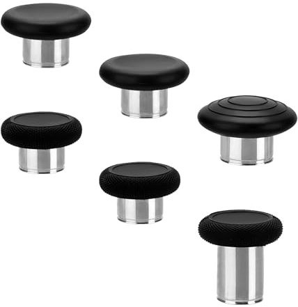 Ceozon Ersatz-Thumbsticks Grip 6 in 1 Metall Swap Magnetische Joysticks Teile Reparatur Zubehör Kit für Xbox One Elite Controller Serie 2