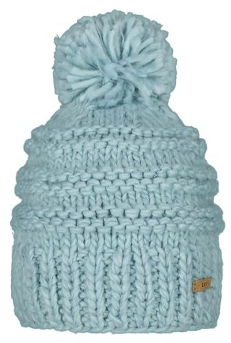 Barts Strickmütze Jasmin grob-gestrickte Wintermütze mit Bommel 1034 Ice 06