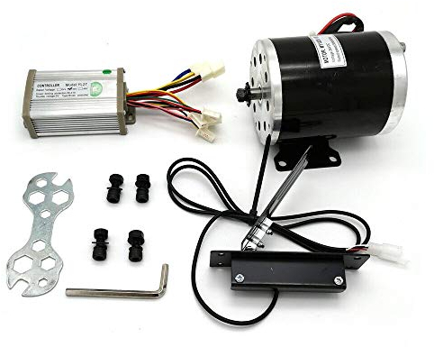 DSYOGX 36V DC Bürstenmotor Brush Motor 800W Go-Kart Elektromotor mit Controller Pedal Elektromotor 2800 U/Min Elektromotor Für Go-kart, Trikes, Fahrräder