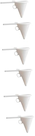 MAGICLULU 6 Pcs Funnel Cake Flour Confectionery Dispenser Pancake Dispenser Funnel Cooking Funnel Cake Funnel Cake Mix Baking Funnel Cake Ring Home Manual Filling Splitter Chocolate White