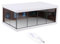 Perfeclan 1:64 Scale Parking Lot Display Case Protective Background Diecast Car Display Storage Box for Model Cars Diorama Collection, brown