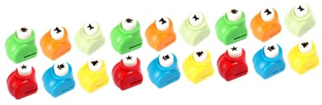 VILLCASE 18 Pcs Craft Paper Punches Craft Shape Can Punch Opener Craft Paper Puncher Punch Paper Punch Dispenser Hole Puncher Scrapbooking Punches Punching Punch Hole Machine