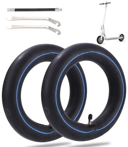 Toaren 8 1/2x2 Scooter Verdickter Schlauch e Scooter Reifen Innenschlauch Elektro Scooter für Xiaomi 1S/M365/Pro2 Ersatzreifen,2*Fahrradschlauch 1*Ventil 2*Montagehebeln für Fahrrad Roller Reifen