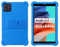 Qiawum Custodia per tablet PRITOM B8 da 8 pollici, in silicone, antiurto, adatta ai bambini, con supporto in gomma morbida (blu)