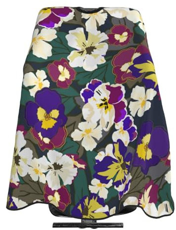 Hair Cutting Salon Cape,Pansy Flowers Viola Pattern Hair Stylist Apron With Adjustable Snap Closure Hair Salon 55x66inch