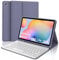 FOGARI Tastatur Hülle für Samsung Galaxy Tab S6 Lite 10,4 Zoll (2024/2022/2020), Deutsches QWERTZ Magnetisch Abnehmbarer Bluetooth Tastatur für Samsung Galaxy Tab S6 Lite 10.4 (Begasungslila)