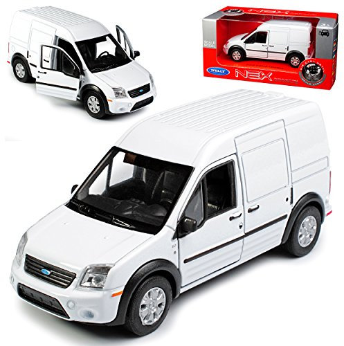Welly Ford Transit Tourneo Connect Weiss 1. Generation 2002-2013 ca 1/43 1/36-1/46 Modell Auto mit individiuellem Wunschkennzeichen