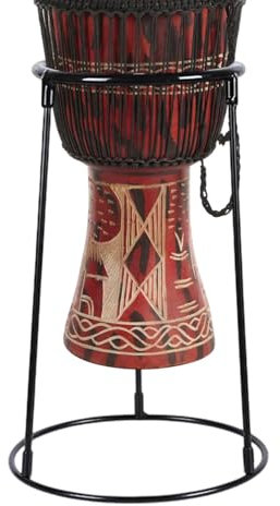 Oldmoom Stand de sol, support de tambour africain,Support de tambour polyvalent réglable - Support permanent de percussion, support d'instrument stable pour la maison, studio