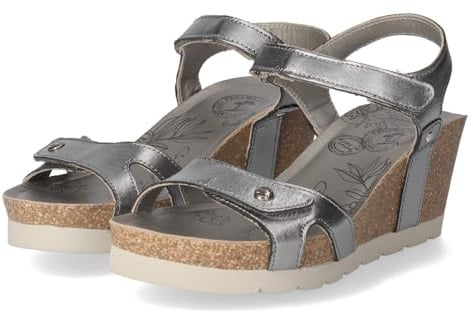 Panama Jack Damen Sandalette in Silber/Platin - Gr. 39
