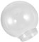 ABOOFAN Globe Transparent Pour Lampadaire Et Applique Murale Design Sphérique Pour Extérieur Jardin Et Patio