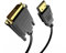 Vecbmn HDMI a DVI Cable Adaptador 1.8M, Cable HDMI a DVI 4K, bidireccional D-Vi-D de Doble Enlace a H-DMI Cable Convertidor, 1080P Highspeed Full HD 24+1 convertidor bidireccional soporta 3D - 1.8M