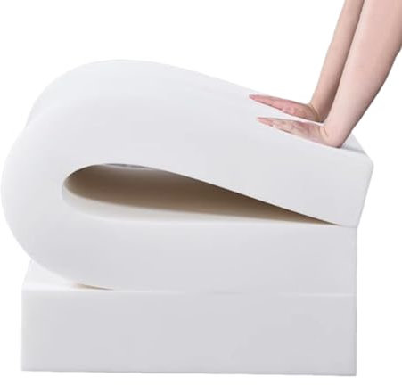 XYUERU Hochdichten Schaumstoff Dicke 10cm für Polster und Sitzkissen,zuschneidbar, Wohnaccessoires für DIY-Projekte Sitzpolster Haustierbett(80x40x10cm)