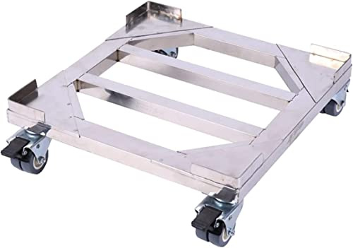 Base De Support De Machine À Laver, Support De Machine À Laver, Socle De Réfrigérateur Mobile Antirouille avec 4 Roues, Longueur/Largeur 42-60 Cm, Au Choix, Ba,45 * 45cm