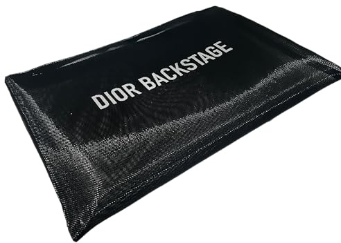 Dior BACKSTAGE 1336 Kosmetiktasche mit Reißverschluss, Größe XL, Schwarz, 11,5 x 8 x 1 cm (L x H x B)